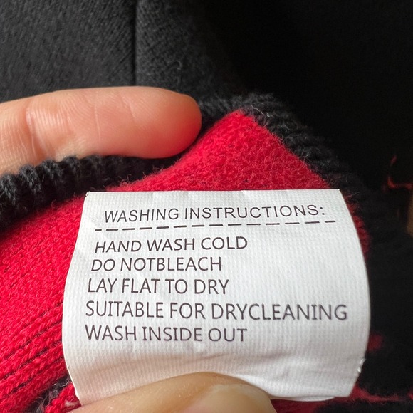 Shihiko Jujitsu Kaisen Choso Black Red Graphic Knit Cotton Sweater Mens Large - Picture 6 of 7